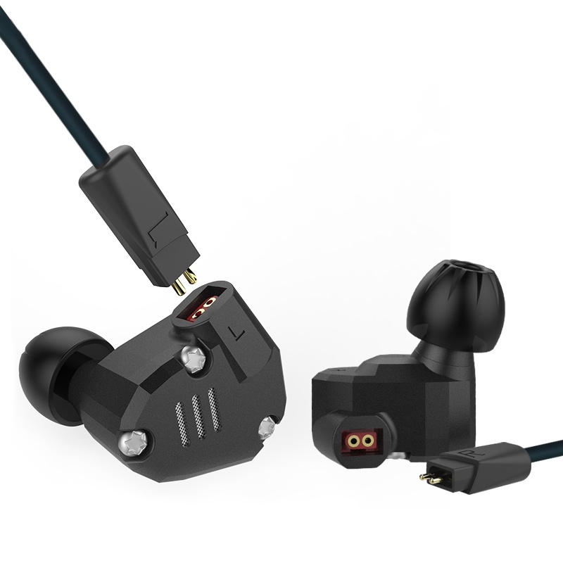 KZ ZS6 2DD 2BA Unit Hybrid 3 5mm In Ear Hearphone HIFI DJ Sport 1